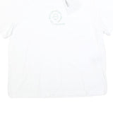 STELLA MCCARTNEY Womens White Graphic T-Shirt XS Short Sleeve Crew Neck Organic