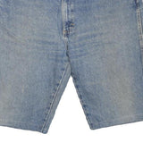 WRANGLER Mens Denim Blue Cotton Blend Casual Shorts L W38 Relaxed Fit