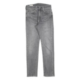 LEVI'S 510 BIG E Mens Jeans Grey Slim Skinny Denim Raw W28 L30 Vintage Style