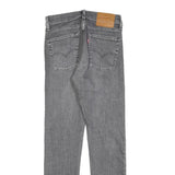 LEVI'S 510 BIG E Mens Jeans Grey Slim Skinny Denim Raw W28 L30 Vintage Style