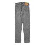 LEVI'S 510 BIG E Mens Jeans Grey Slim Skinny Denim Raw W28 L30 Vintage Style