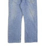 LEVI'S 501 Mens Jeans Blue Regular Straight Denim Light W34 L27 Classic Button