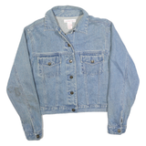 CAMBRIDGE COUNTRY Womens Blue Denim Button Jacket M Cotton Classic Casual