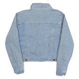 CAMBRIDGE COUNTRY Womens Blue Denim Button Jacket M Cotton Classic Casual