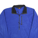 REI Mens Blue Pullover Plain Crew Neck Basic Knit L Outdoor Casual Jumper