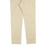 DIESEL Mens Cotton Blend Beige Slim Tapered Trousers W32 L30 Casual Zip Closure