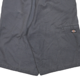 DICKIES Mens Shorts Grey Casual M W32 Cotton Blend Workwear Relaxed Fit