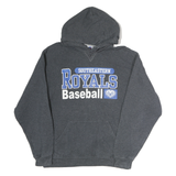 RUSSELL ATHLETIC Mens Grey Southeastern Royals Baseball Hoodie L Cotton