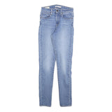 LEVI'S 721 Womens Jeans Blue Slim Skinny Denim Light W28 L30 Stretch Cotton