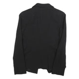 MARELLA Womens Black Wool Blend Blazer Jacket UK 10 Classic Tailored Button