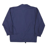 TRUE COLOURS Mens Navy Blue Jacket M Polyester Blend Zip Regular Fit Plain