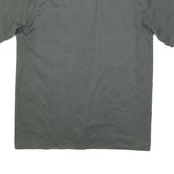 DICKIES Mens Grey Plain Shirt Cotton Blend M Workwear Casual Utility
