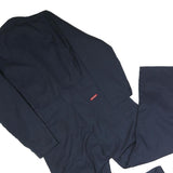 DICKIES Mens Navy Blue Cotton Blend Regular Fit Dungarees L W38 L28 Workwear