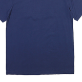 NIKE Mens Blue Just Do It Graphic T-Shirt S Short Sleeve Crew Neck Printed