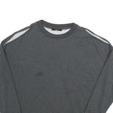 ALL SAINTS Womens Grey Pullover Crew Neck Sweatshirt S Cut-Out Shoulder Relaxed