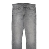 LEVI'S 510 Mens Jeans Grey Slim Skinny Denim Medium W32 L33 Slim Fit Button