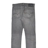 LEVI'S 510 Mens Jeans Grey Slim Skinny Denim Medium W32 L33 Slim Fit Button