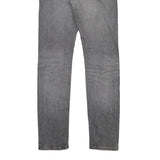 LEVI'S 510 Mens Jeans Grey Slim Skinny Denim Medium W32 L33 Slim Fit Button