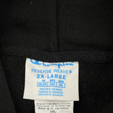 Reverse Weave Champion B Spot Hoodie - 2XL Black Cotton Blend