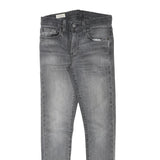 LEVI'S Mens Jeans Grey Slim Skinny Denim Medium W27 L29 Stylish Casual