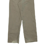 CARHARTT Womens Regular Fit Straight Leg Denim Beige W32 L30 Durable Workwear