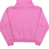 CHAMPION Womens Pink Pullover Hoodie M Cotton Blend Casual