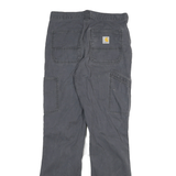 CARHARTT Mens Relaxed Fit Workwear Jeans Blue Cotton Blend W28 L30 Durable