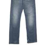 LEVI'S 513 Mens Jeans Blue Slim Straight Denim Medium W30 L32 Classic Fit Zip