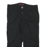 BUM EQUIPMENT Womens Black Casual Cotton Blend Cargo Shorts L W31