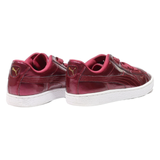 PUMA Sneaker Trainers Maroon Synthetic Womens UK 4