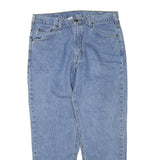 CARHARTT Womens Jeans Blue Regular Straight Denim Light W35 L30 Classic Fit