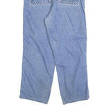 CARHARTT Mens Jeans Blue Relaxed Straight Denim Light W32 L27 Workwear Zip