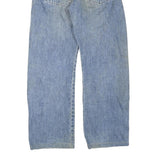DICKIES Womens Blue Denim Regular Fit Straight Leg Cotton Blend Light W32 L30