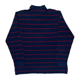 Polo By Ralph Lauren Striped Long Sleeve Polo Shirt - Large Navy Cotton