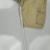 Lee Cargo Shorts - 36W 11L Beige Cotton