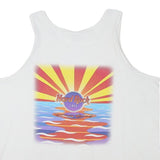 HARD ROCK CAFE Mens White Atlanta T-Shirt L Sleeveless Cotton Blend Vest
