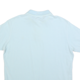 US POLO ASSN Mens Light Blue Cotton Blend Polo Shirt XL Short Sleeve Plain