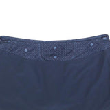 PATAGONIA Womens Navy Blue Light Blue Plain Mini Skort Polyester Blend L