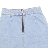 BDG Womens Blue Denim Mini Skirt Cotton Blend XS Casual Everyday Zip Closure