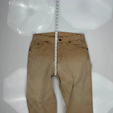 Dickies Double Knee Carpenter Pants - 32W 30L Beige Cotton
