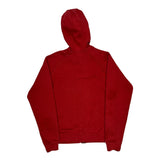 Carhartt Hoodie - Large Red Cotton Blend
