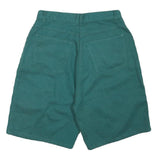 CAROLINA BAY Womens Shorts Green Casual Cotton Blend M W30 Comfortable