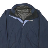 BERGHAUS Mens Blue Outdoor Jacket M Polyester Blend Plain Zip Hiking