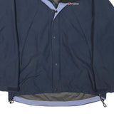 BERGHAUS Mens Blue Outdoor Jacket M Polyester Blend Plain Zip Hiking