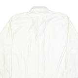 MERVYN'S Mens White Plain Shirt XL Classic Button Down Long Sleeve