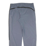 ADIDAS Mens Joggers Grey & Black L W38 L33 Polyester Blend Regular Fit Tapered
