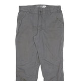 CARHARTT Mens Jeans Grey Relaxed Straight Denim Fair W34 L30 Workwear Zip