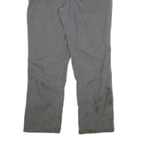 CARHARTT Mens Jeans Grey Relaxed Straight Denim Fair W34 L30 Workwear Zip