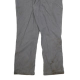 CARHARTT Mens Jeans Grey Relaxed Straight Denim Fair W34 L30 Workwear Zip