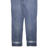 LEVI'S 511 Slim Mens Jeans Blue Denim W36 L32 Ripped Distressed Zip Closure